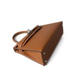 Mini Kelly Sellier Gold Veau Epsom Palladium Plated Y Stamp - Image 6