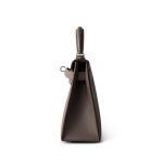 Hermes Kelly Mini II Etain (greige) Veau Epsom Leather Palladium plated Y Stamp - Image 20