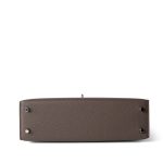 Hermes Kelly Mini II Etain (greige) Veau Epsom Leather Palladium plated Y Stamp - Image 12