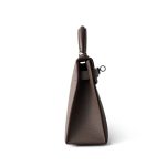 Hermes Kelly Mini II Etain (greige) Veau Epsom Leather Palladium plated Y Stamp - Image 19