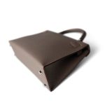Hermes Kelly Mini II Etain (greige) Veau Epsom Leather Palladium plated Y Stamp - Image 4