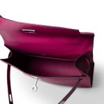 Kelly Pochette Rose Pourpre Swift Palladium Plated Hardware C Stamp - Image 20