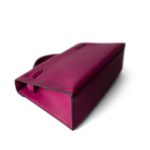 Kelly Pochette Rose Pourpre Swift Palladium Plated Hardware C Stamp - Image 9