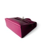 Kelly Pochette Rose Pourpre Swift Palladium Plated Hardware C Stamp - Image 10