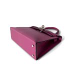 Mini Kelly Rose Pourpre Chèvre Mysore Palladium Plated Hardware C Stamp - Image 20