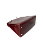 Kelly 28 Rouge Box Calfskin Gold Plated V Stamp - Image 20