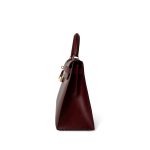 Kelly 28 Rouge Box Calfskin Gold Plated V Stamp - Image 10