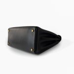 Kelly Retourne Black Box Calfskin Gold Plated Y Stamp - Image 10