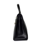 Kelly Retourne Black Box Calfskin Gold Plated Y Stamp - Image 2