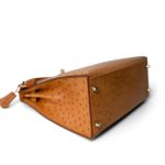 Kelly Sellier 28 Natural Ostrich Gold Plated (X) Stamp - Image 13