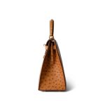 Kelly Sellier 28 Natural Ostrich Gold Plated (X) Stamp - Image 10