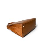 Kelly Sellier 28 Natural Ostrich Gold Plated (X) Stamp - Image 17