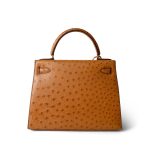 Kelly Sellier 28 Natural Ostrich Gold Plated (X) Stamp - Image 12