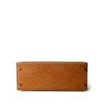 Kelly Sellier 28 Natural Ostrich Gold Plated (X) Stamp - Image 11