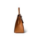 Kelly Sellier 28 Natural Ostrich Gold Plated (X) Stamp - Image 8