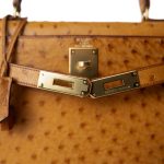 Kelly Sellier 28 Natural Ostrich Gold Plated (X) Stamp - Image 20