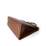 Kelly Sellier 32 Noisette Box Calfskin Palladium Plated [E] Stamp - Image 14