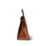 Kelly Sellier 32 Noisette Box Calfskin Palladium Plated [E] Stamp - Image 13