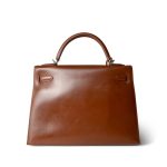Kelly Sellier 32 Noisette Box Calfskin Palladium Plated [E] Stamp - Image 10