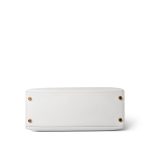 Kelly Sellier 28 White Veau Graine Gold Plated W Circle Stamp - Image 6