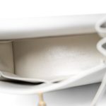 Kelly Sellier 28 White Veau Graine Gold Plated W Circle Stamp - Image 17