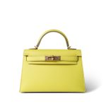 Mini Kelly Sellier Lime Epsom Gold Plated Y Stamp - Image 2