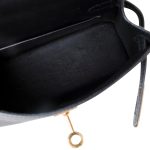 Mini Kelly 20 Sellier Black Veau Epsom Gold Plated Hardware D Stamp - Image 11
