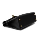 Mini Kelly 20 Sellier Black Veau Epsom Gold Plated Hardware D Stamp - Image 5