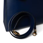 Kelly Sellier 32 Blue Box Calfskin Gold Plated (U) Stamp - Image 12