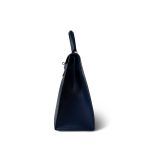 Kelly Sellier 32 Blue Box Calfskin Gold Plated (U) Stamp - Image 6