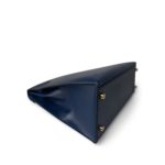 Kelly Sellier 32 Blue Box Calfskin Gold Plated (U) Stamp - Image 10