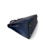 Kelly Sellier 32 Blue Box Calfskin Gold Plated (U) Stamp - Image 8