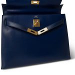 Kelly Sellier 32 Blue Box Calfskin Gold Plated (U) Stamp - Image 14