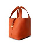 Orange Feu Clemence Picotin Lock Gold Plated U Stamp - Image 3