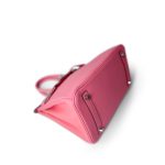 Birkin 30 Rose Azalee Epsom Palladium Plated Y Stamp - Image 5