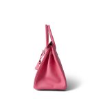 Birkin 30 Rose Azalee Epsom Palladium Plated Y Stamp - Image 8