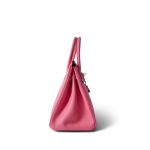 Birkin 30 Rose Azalee Epsom Palladium Plated Y Stamp - Image 10