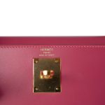 Kelly 28 Rose Lipstick Veau Tadelakt Gold Plated Hardware C Stamp - Image 10