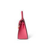 Kelly Sellier 25 Rose Azalee/ Pink Veau Epsom Gold Plated C Stamp - Image 16