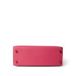 Kelly Sellier 25 Rose Azalee/ Pink Veau Epsom Gold Plated C Stamp - Image 6