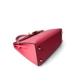 Kelly Sellier 25 Rose Azalee/ Pink Veau Epsom Gold Plated C Stamp - Image 14