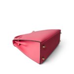 Kelly Sellier 25 Rose Azalee/ Pink Veau Epsom Gold Plated C Stamp - Image 4