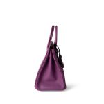 Birkin 25 Cyclamen Veau Epsom Palladium Plated L Square Stamp - Image 9