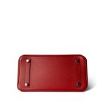 Birkin 25 Rouge Casaque Epsom Palladium Plated [P] Stamp - Image 6