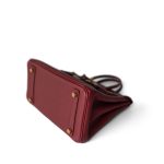 Birkin 25 Rouge Grenat Togo Gold Plated X Stamp - Image 16