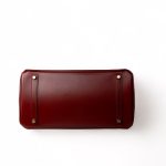 Birkin 35 Rouge Box Calfskin Gold Plated G Square Stamp - Image 8