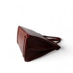 Birkin 35 Rouge Box Calfskin Gold Plated G Square Stamp - Image 12
