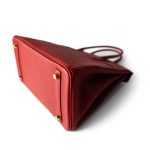 Hermes Birkin 30 Rouge Casaque (red) Togo Leather Gold Plated Hardware - Image 15