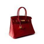 Hermes Birkin 30 Rouge Casaque (red) Togo Leather Gold Plated Hardware - Image 2