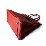 Hermes Birkin 30 Rouge Casaque (red) Togo Leather Gold Plated Hardware - Image 14